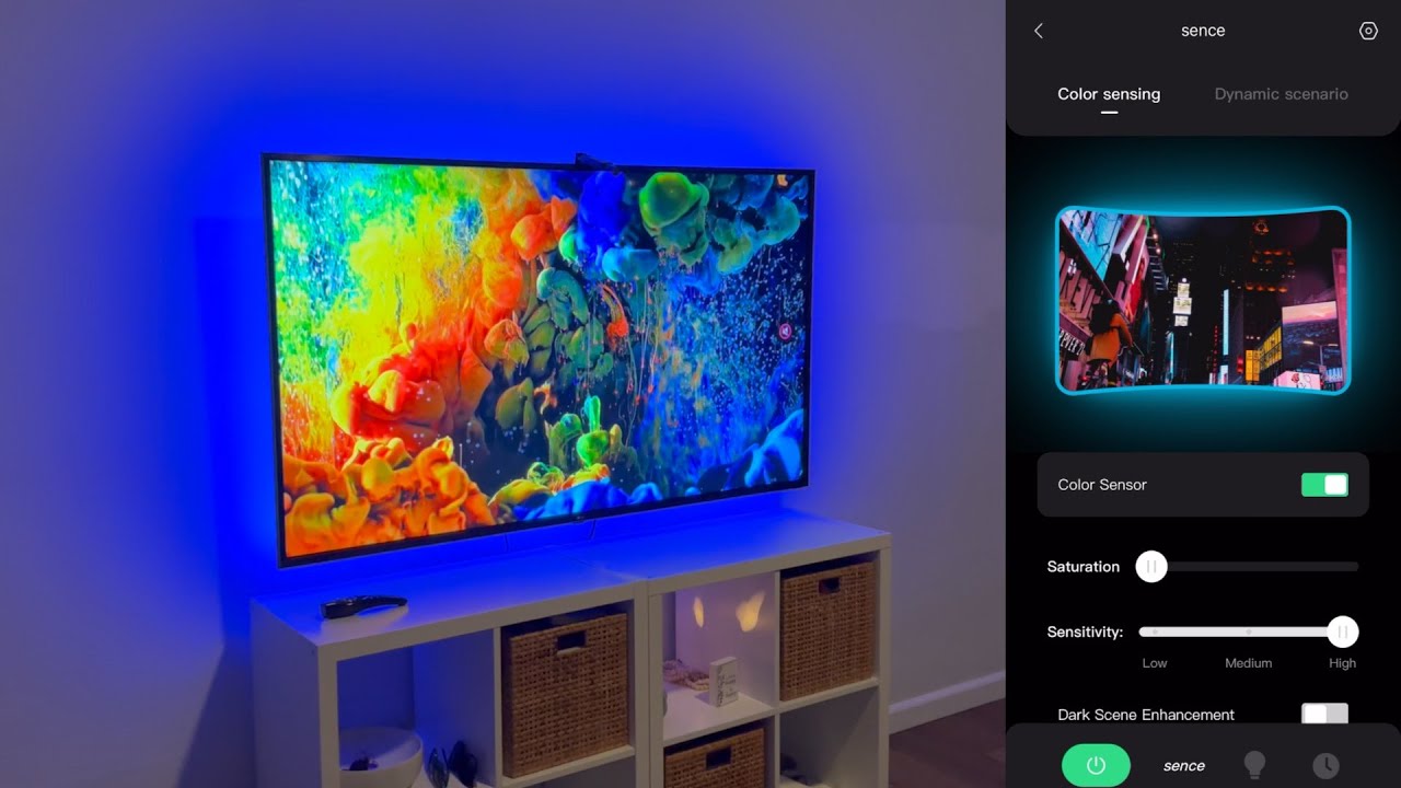 Deerdance Vision AR - The Cool Color Matching Wi-Fi TV Backlight
