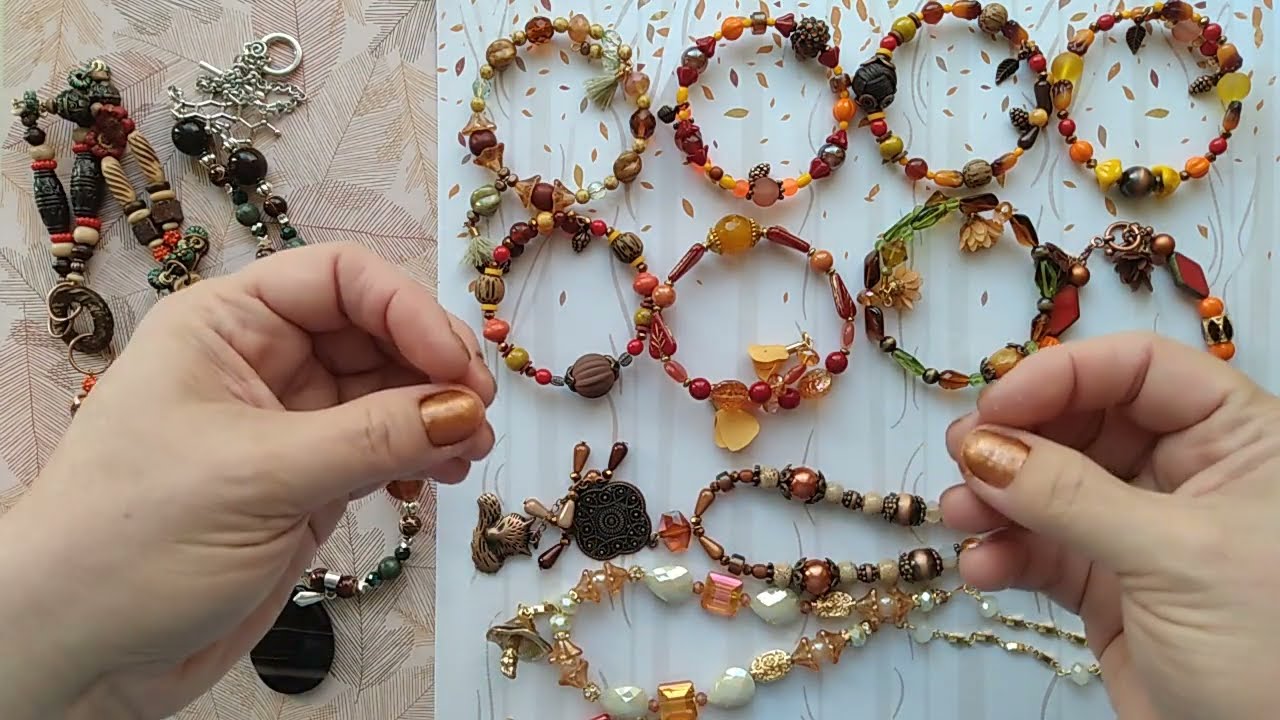 Fall Jewelry Show and Tell! - Autumn Bracelets and Necklaces Inspiration