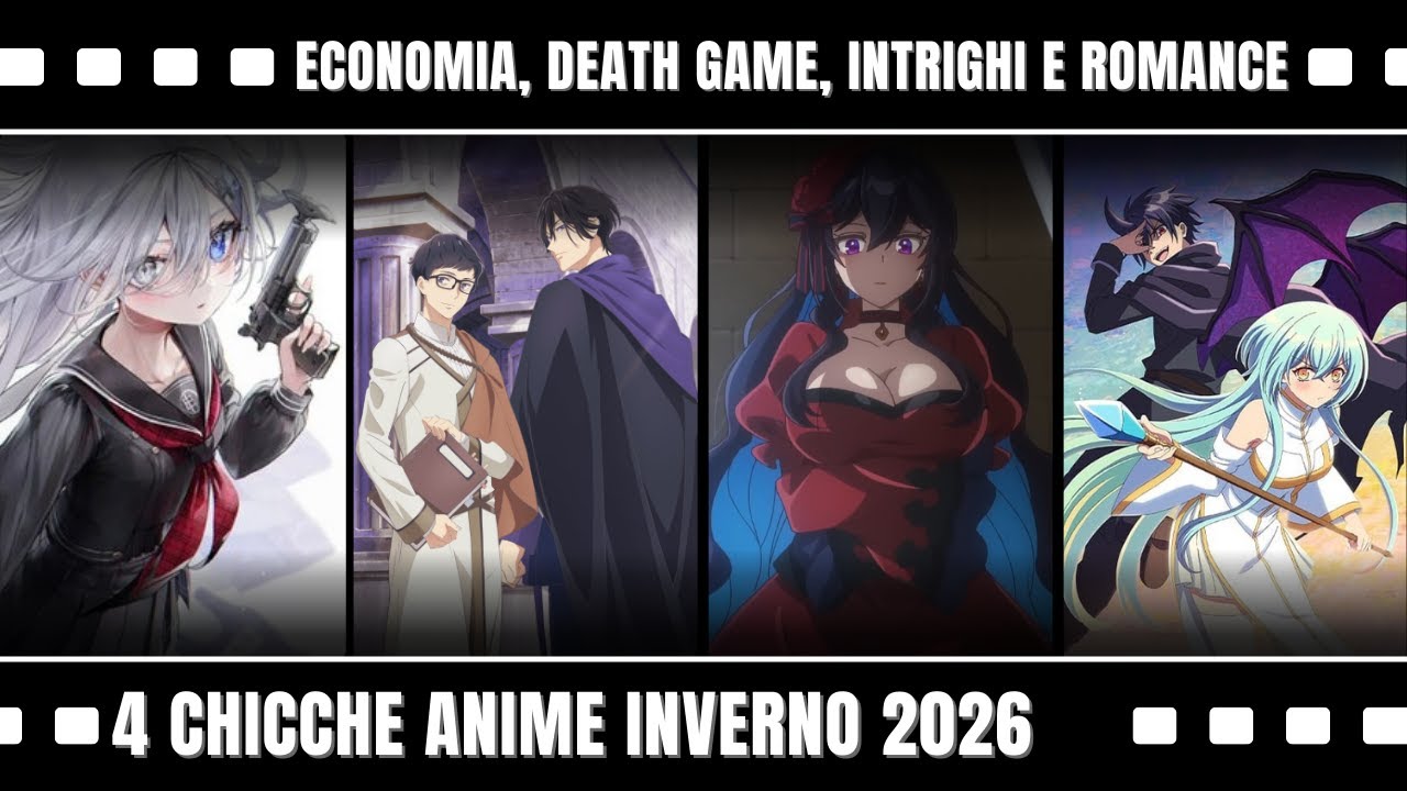 4 Chicche Anime Inverno 2026: economia, death game, intrighi e romance