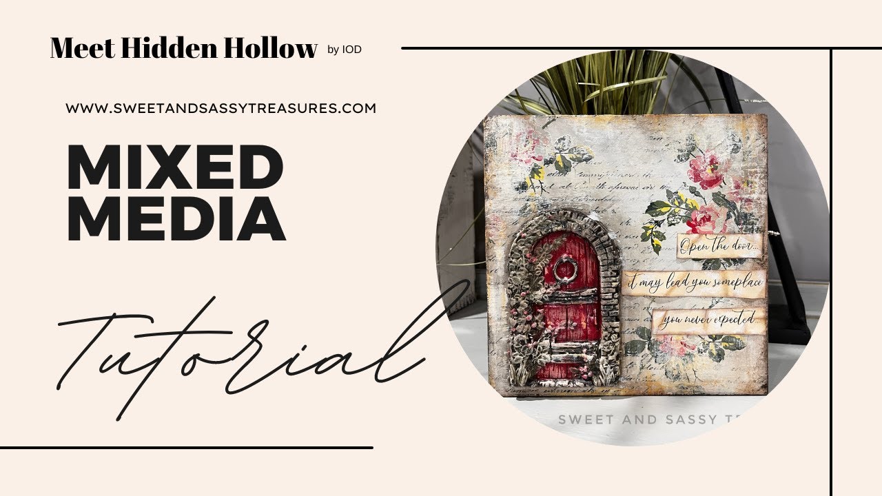 Easy DIY Decor using the Hidden Hollow Mould: IOD Spring Release 2023