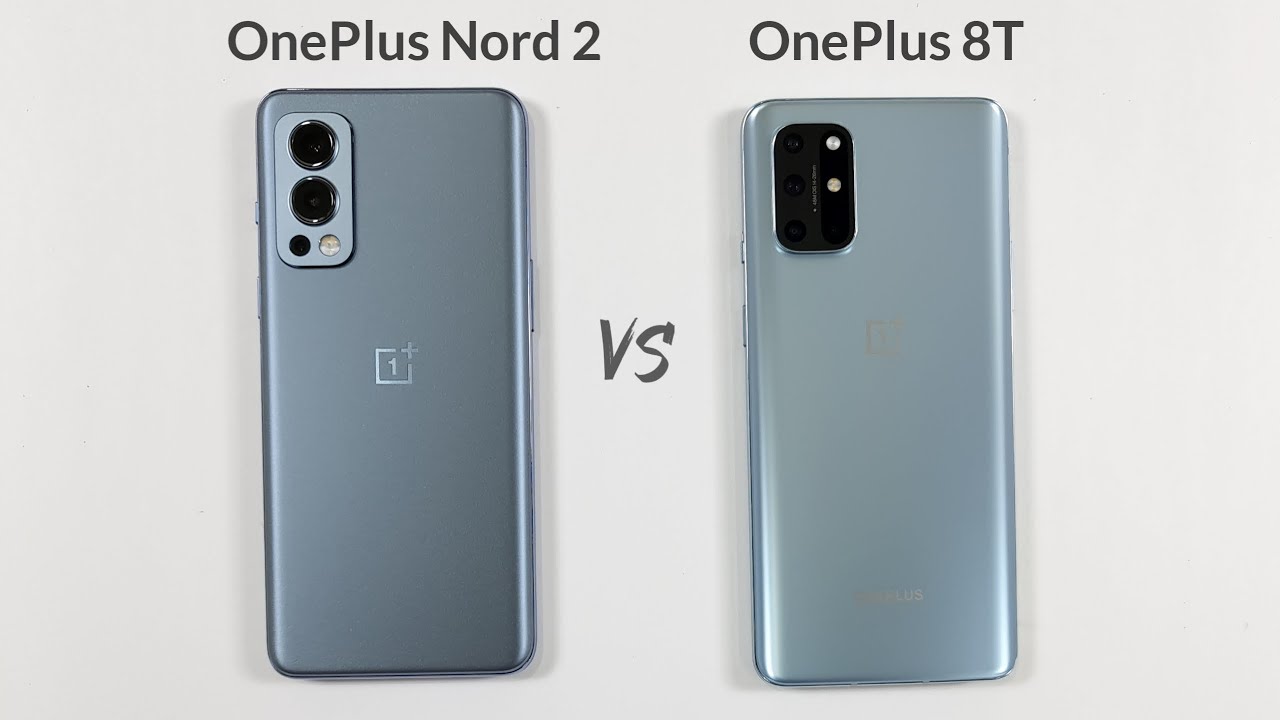 Oneplus Nord 2 vs Oneplus 8T Speed Test & Camera Comparison