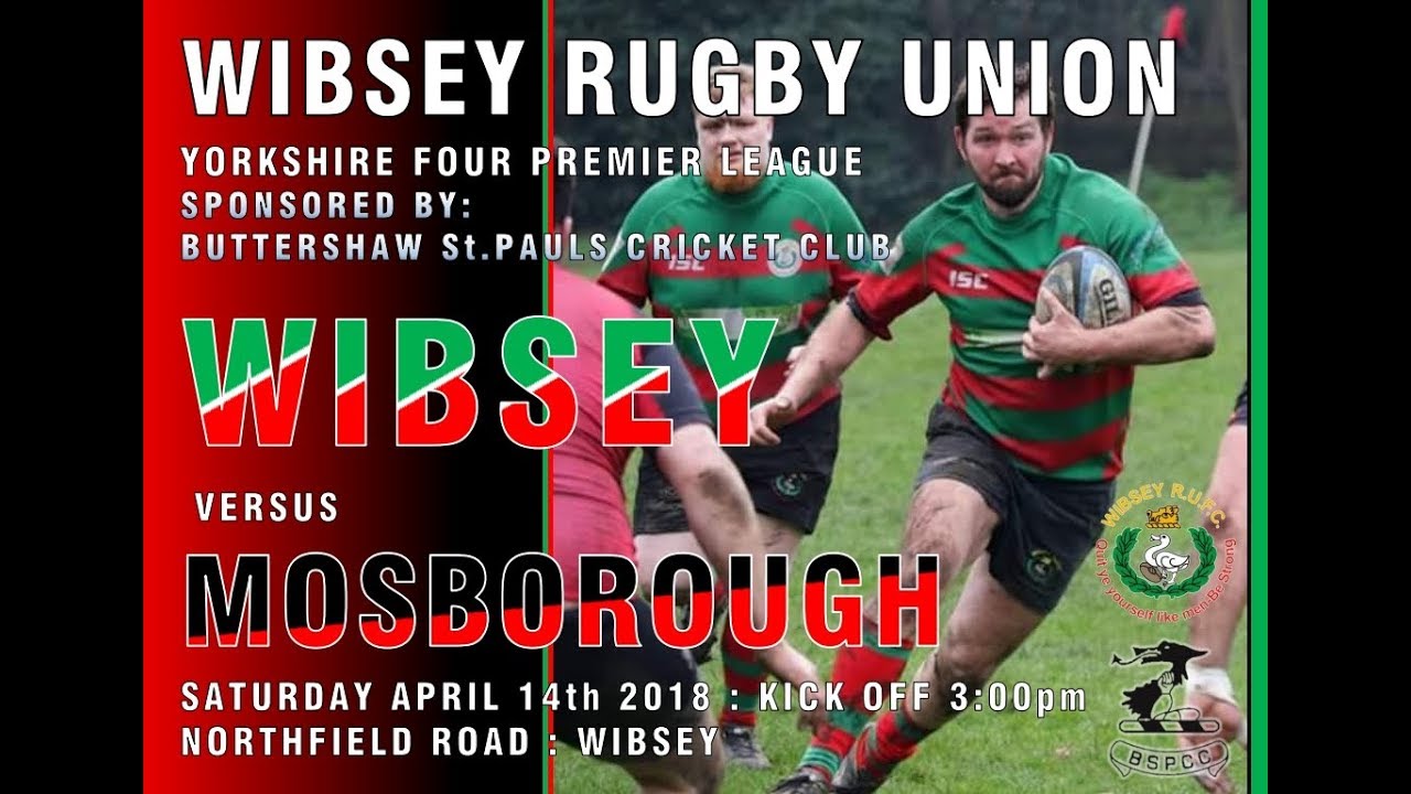 Wibsey 13 v 18 mosborough: 14th April 2018: Highlights