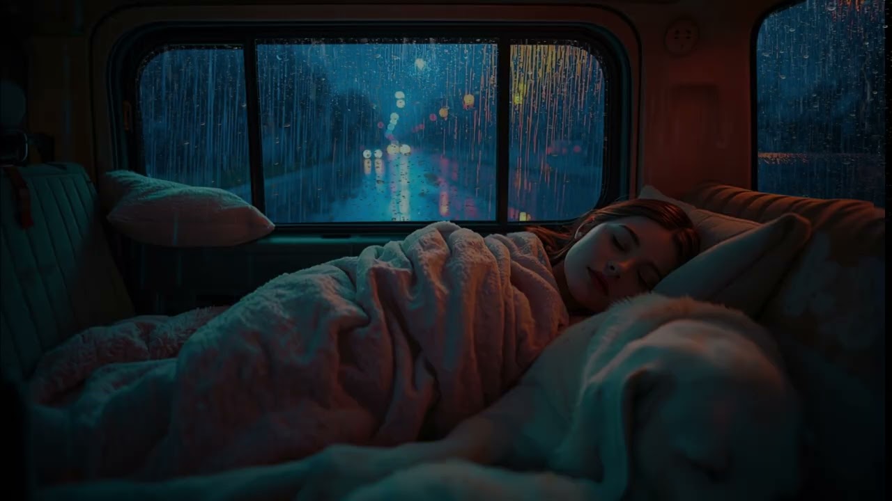 You’ll Fall Asleep Fast 🚗🌧️ Warm Car Rain ASMR for Deep Sleep (No Ads) deskripsikan
