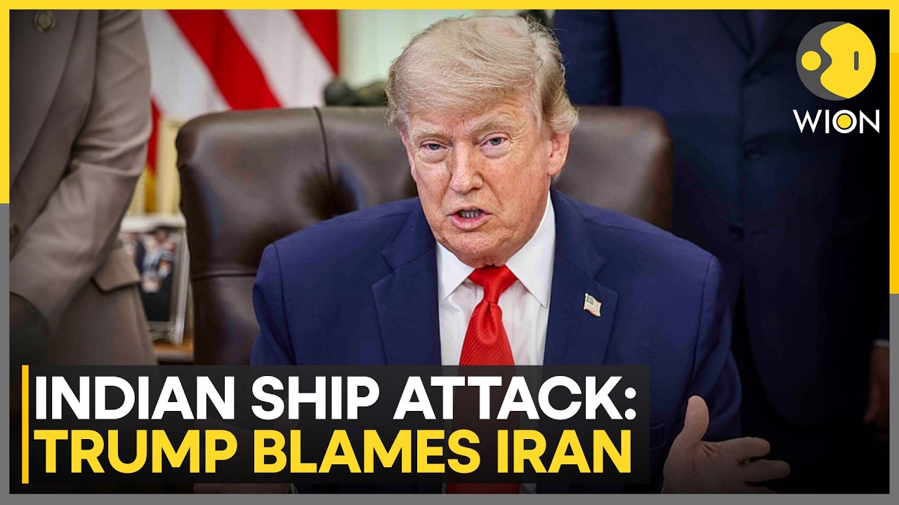 Trump Accuses Iran For Drone Attacks on Indian Ships in Strait of Hormuz | WION News