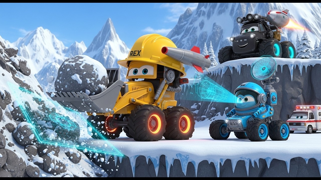 Dash & Helmet Heroes  Massive Mountain Landslide Rescue! ❄️  Kids Cartoons & STEM Adventure