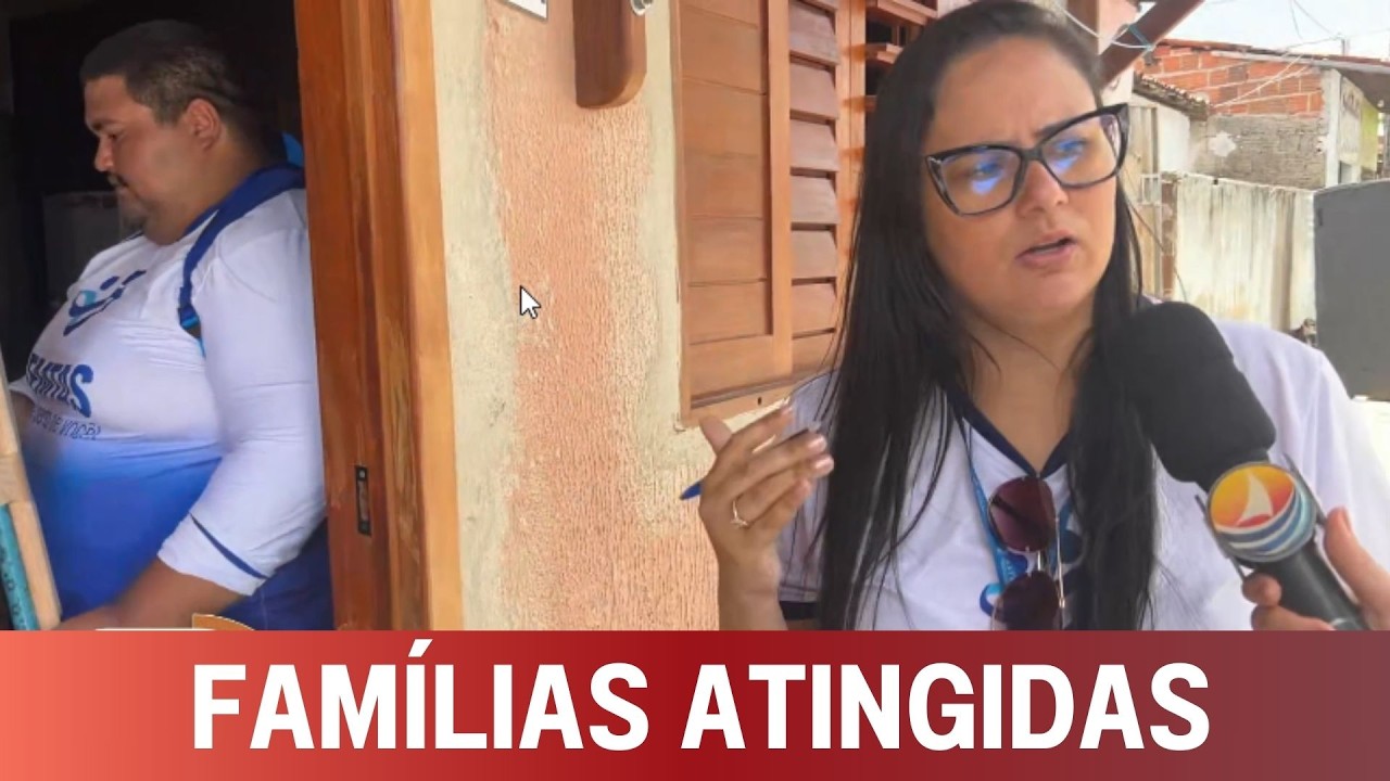 Equipes da prefeitura visitam residências atingidas pelo alagamento
