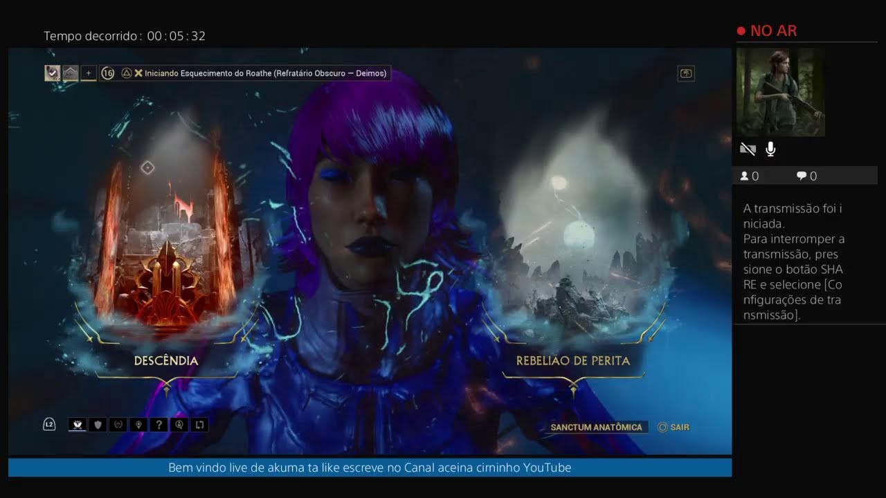 Live jogado meu jogo