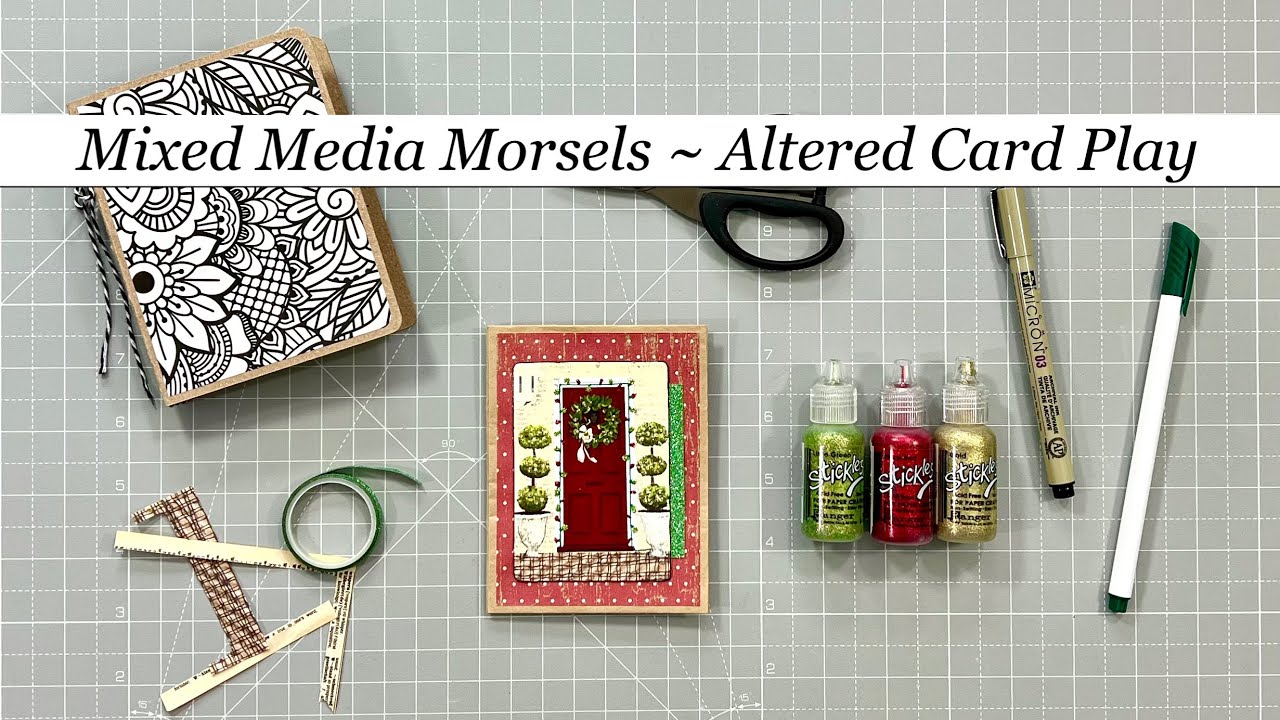 MMM Altered Card Play - November  #mmmalteredcardplay