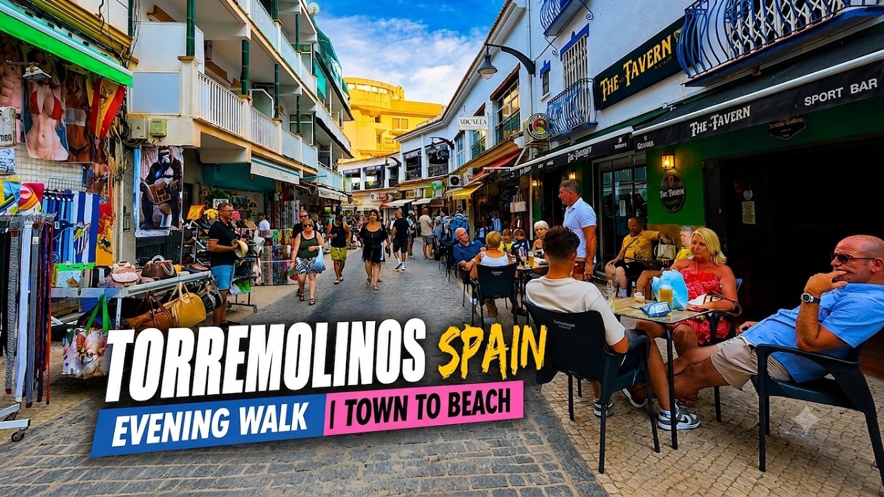 Torremolinos Spain Evening Walk | Town to Beach &ndash; June 2026
