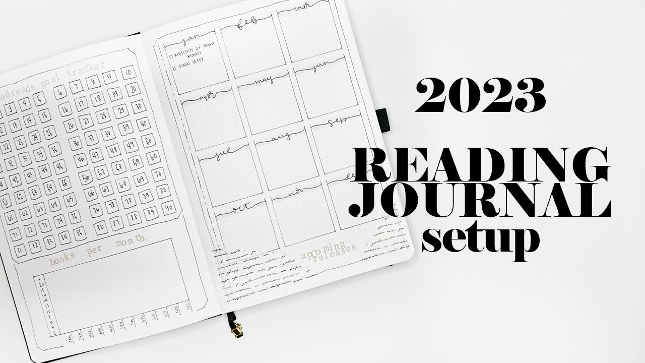 2023 Reading Journal Setup