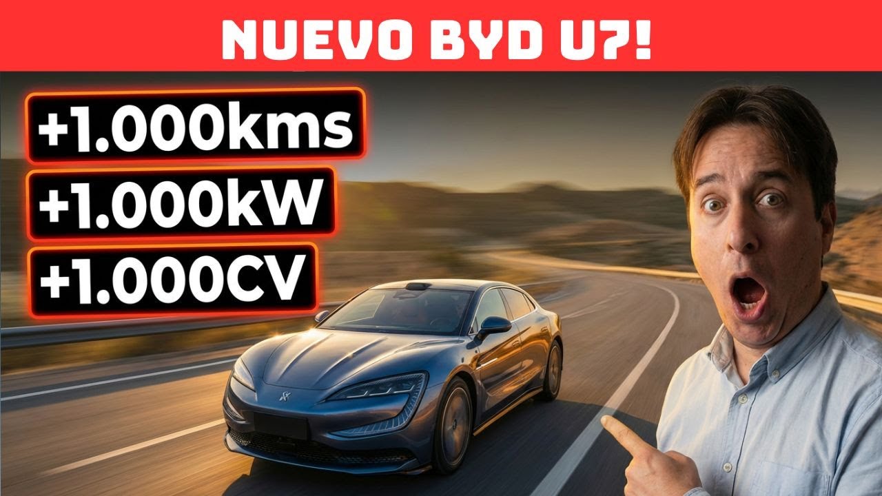 BRUTAL BYD U7: Nuevas Blade 2.0, 1.000CV y m&aacute;s de 1.000KM de autonom&iacute;a!