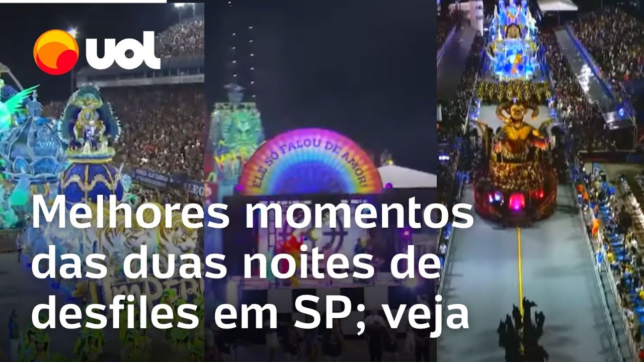 Carnaval 2025: Melhores momentos das duas noites de desfiles em São Paulo