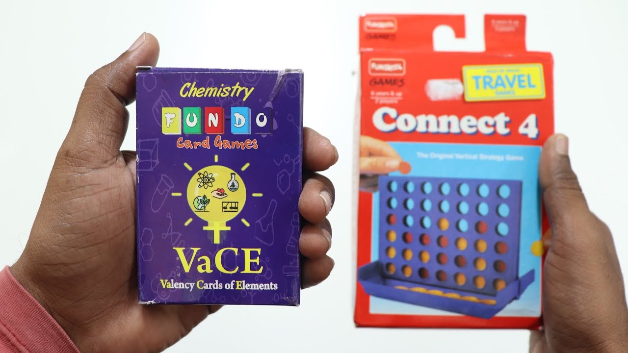 Fundo Card Games Valency Card of Elements – Connect 4 Game – Chatpat toy tv