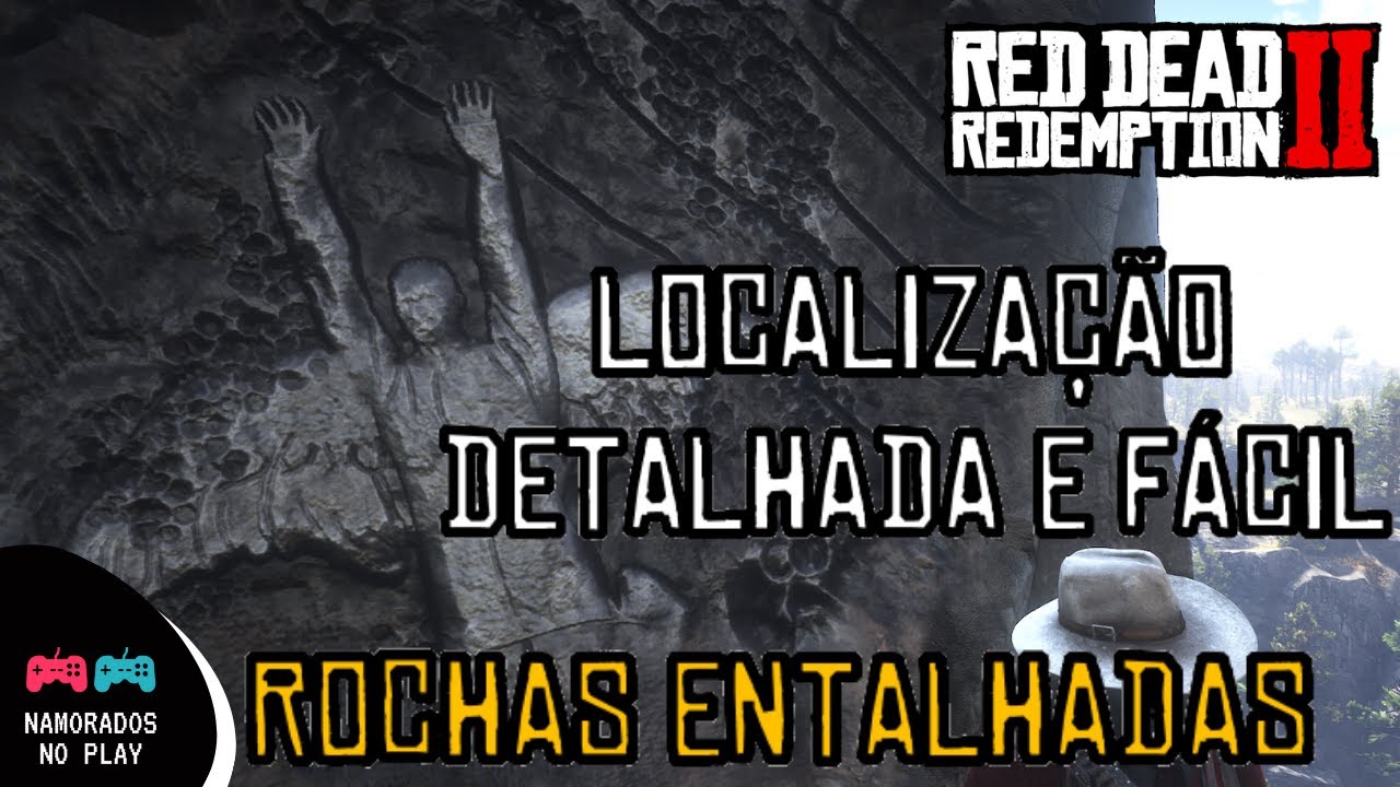 Localização 10 ROCHAS ENTALHADAS Red Dead Redemption 2 #rdr2