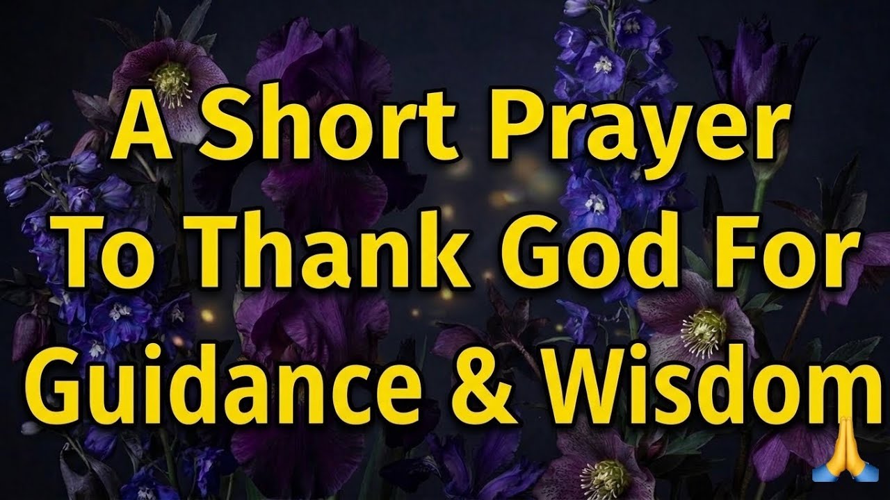 Morning Prayer for Wisdom and Guidance | Let God Lead Your Decisions Today
