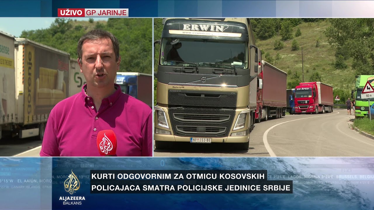 Kamioni s tablicama Srbije koji voze robu iz inostranstva ulaze na Kosovo