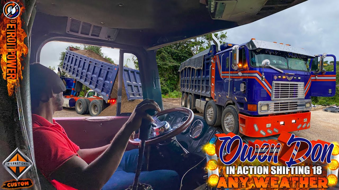 Owen Don In Action | Shifting 18  Speed | International Cabover | Str888 Outta Jamaica | Official