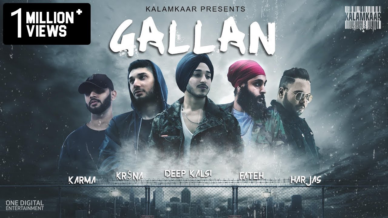 GALLAN (FULL VIDEO) | DEEP KALSI, FATEH, KR$NA, HARJAS, KARMA | (NO DAYS OFF - EP) | KALAMKAAR