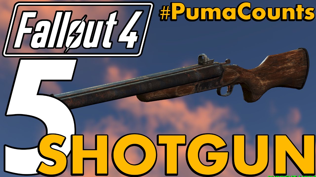 Top 5 Best Ballistic and Energy Shotguns in Fallout 4 #PumaCounts