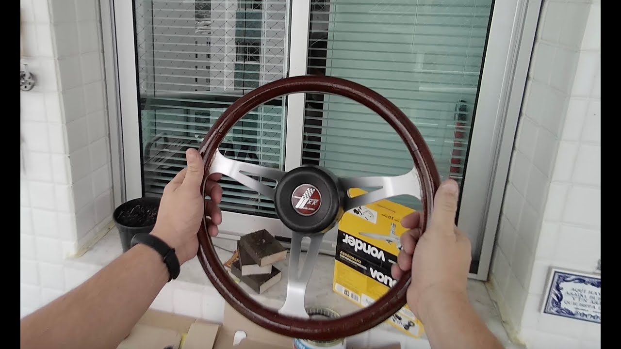 #03 - Restaurando um volante de madeira antigo