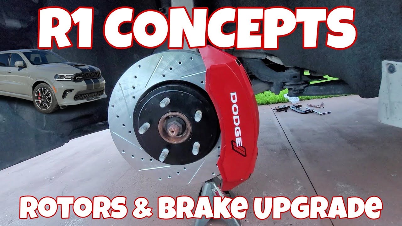 Durango R1 Concepts rotors and brake pads upgrade | CCI Auto Caliper Covers |Installation & Review