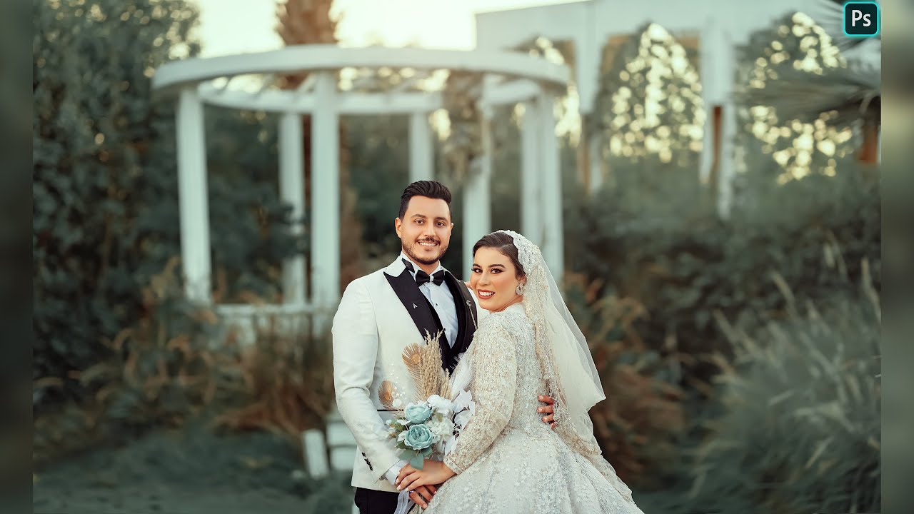 شرح كامل لتعديل صور الزفاف علي الفوتوشوب _ اسرار تعديل صور الزفاف