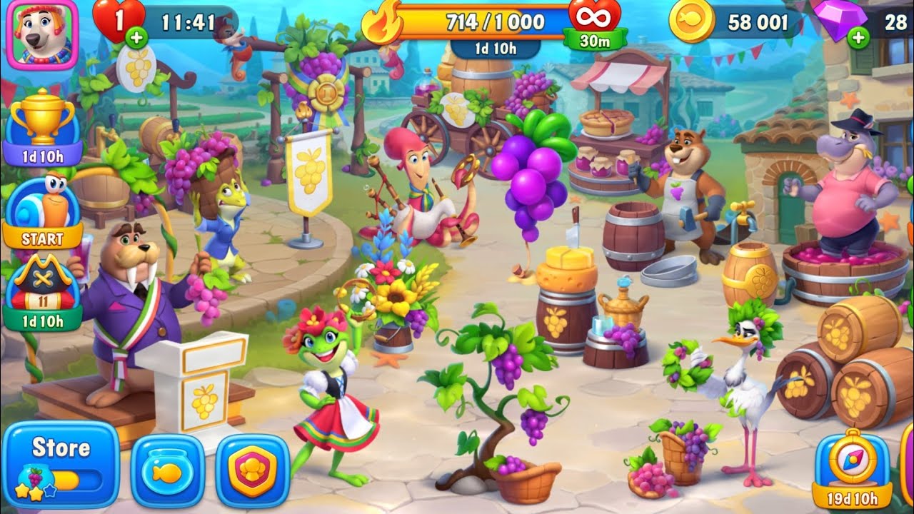 Fishdom: Italian Village Aquarium - Thematic Decorations