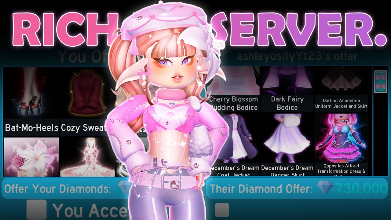 POV: 35 Minutes Of PROFIT TRADING in Royale High RICH SERVERS! 💎✨