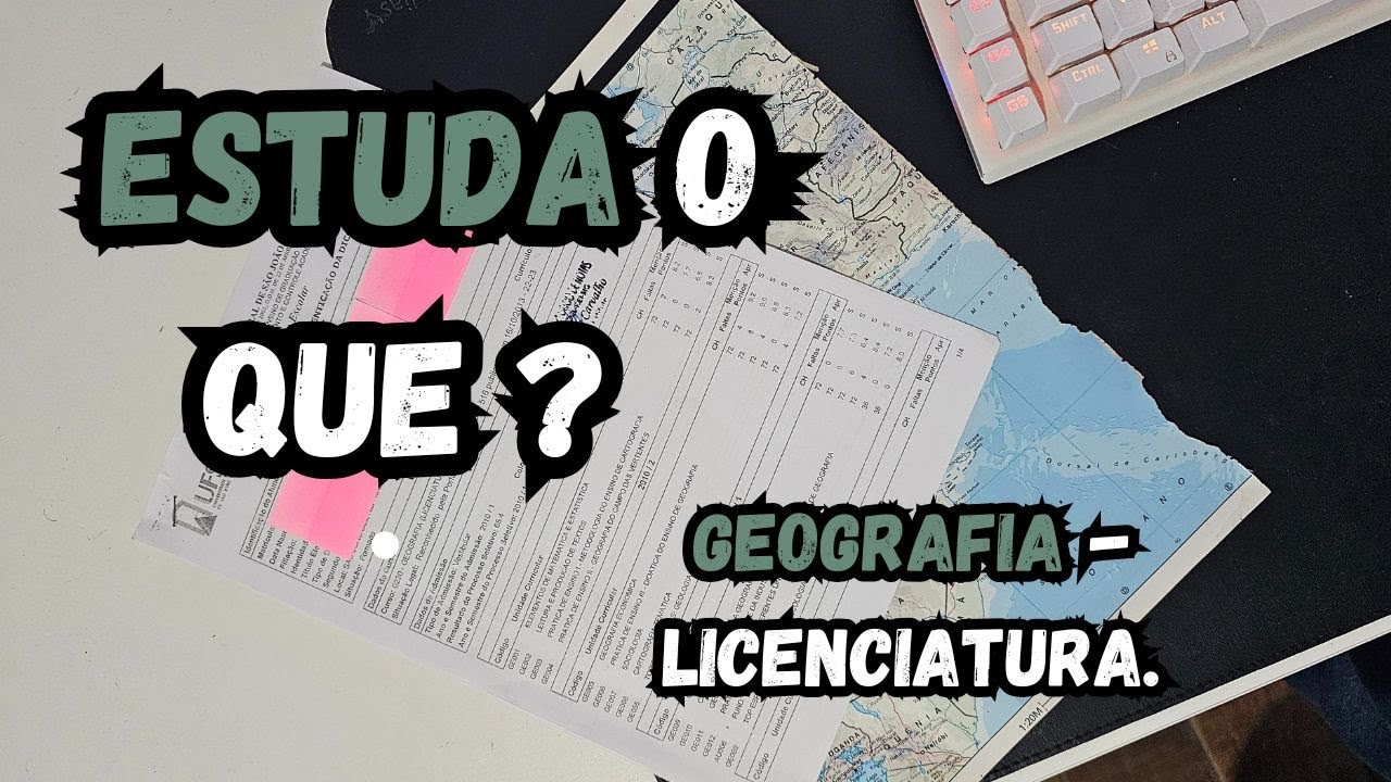 Minha formação como professor de Geografia.