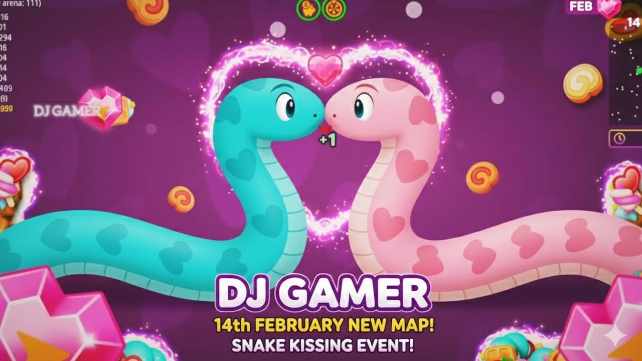 SNAKE 🐍 GAMING NEW 14 FEBRUARY NEW MAP 2026 ..