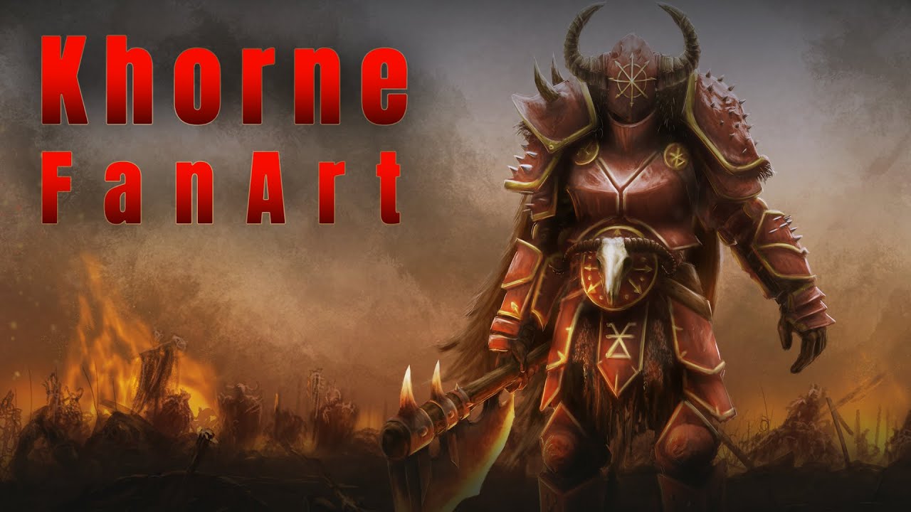 Warrior from Khorne - FanArt (Speed painting)