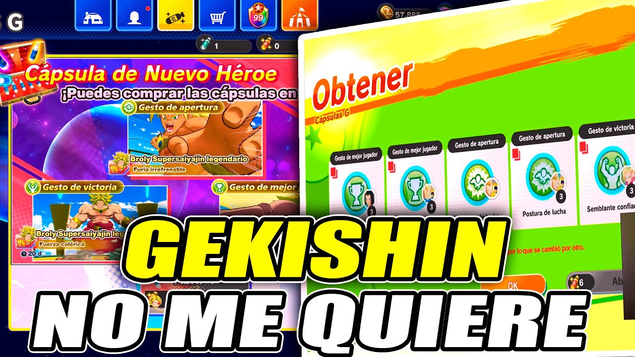 😭¡LO TIRAMOS TODO AL GACHAPÓN!😭 en Dragon Ball Gekishin Squadra