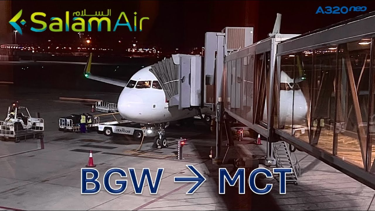 Baghdad 🇮🇶 to Muscat 🇴🇲 Salam Air A320neo