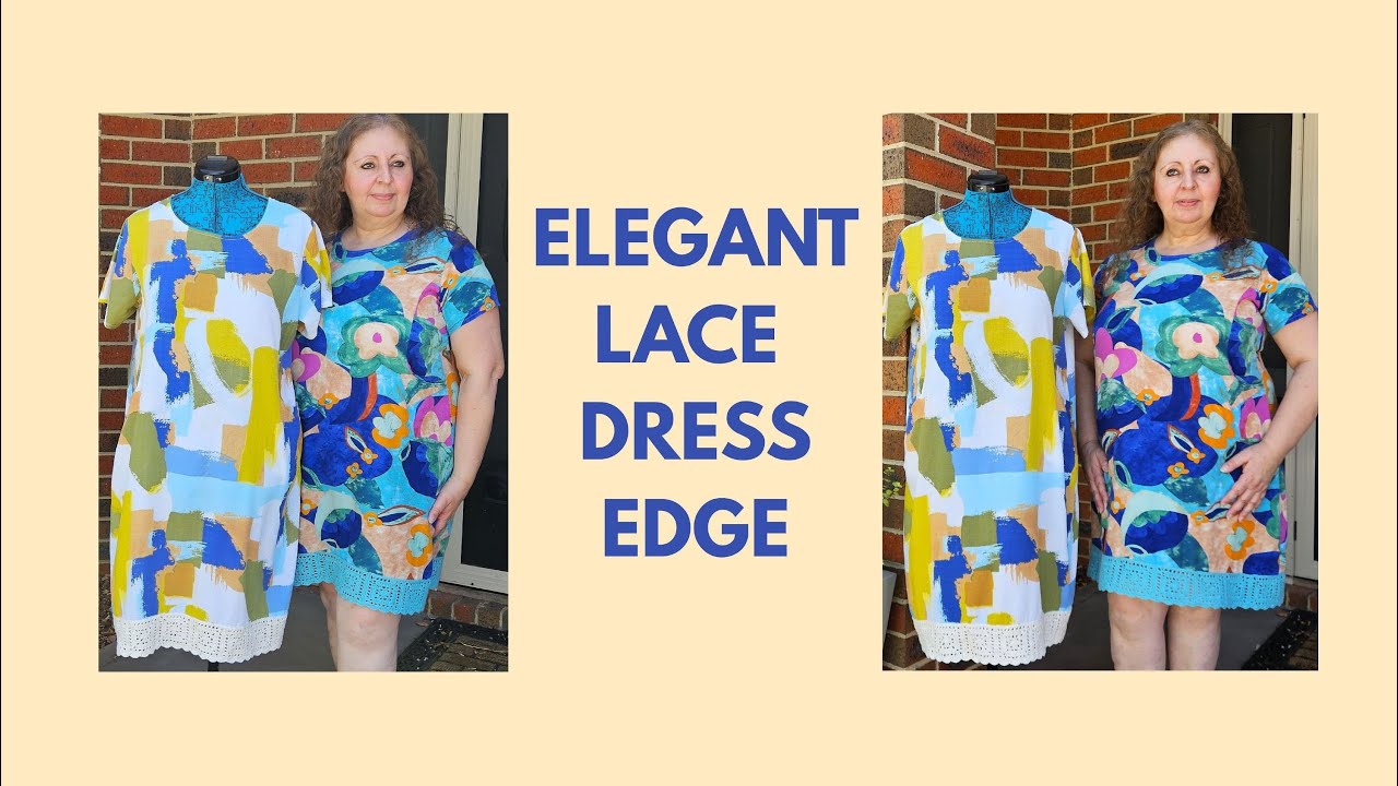 Elegant Lace Dress Edge