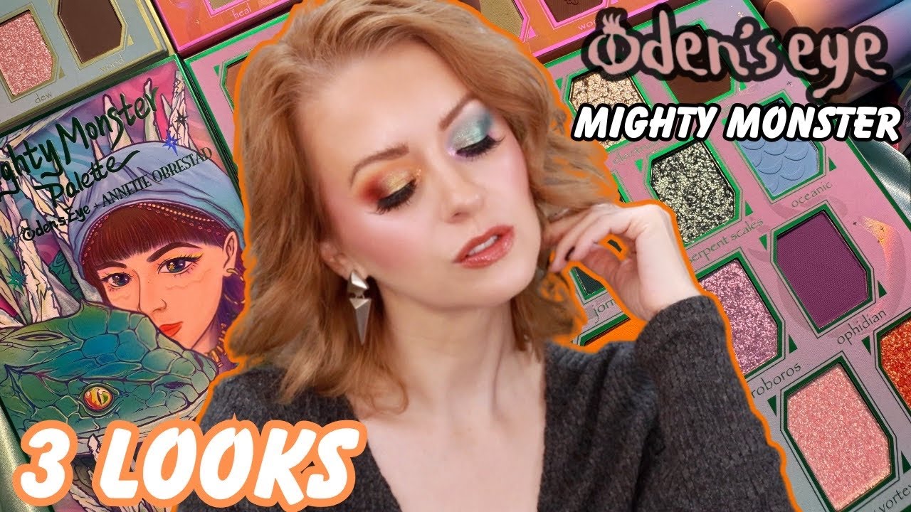 NEW Oden's Eye x Annette MIGHTY MONSTER PALETTE Review + 3 LOOKS | Steff's Beauty Stash