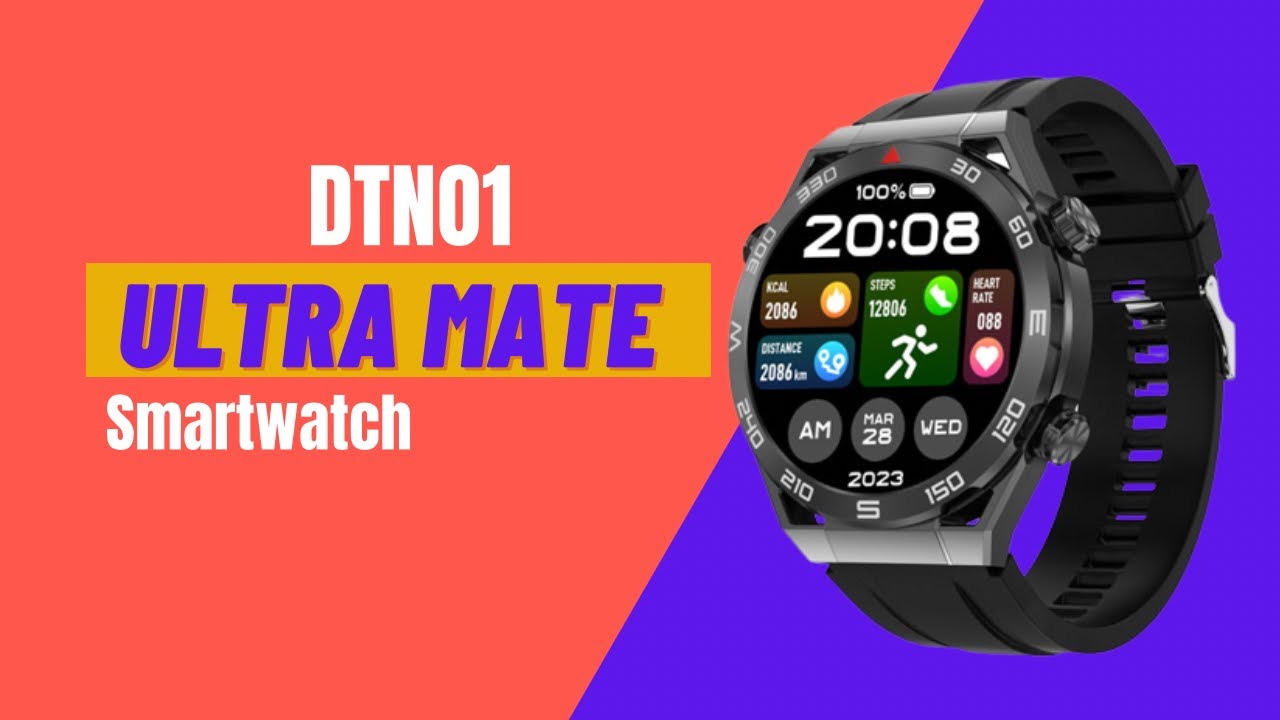 Обзор смарт-часов DTNo1 Ultra Mate