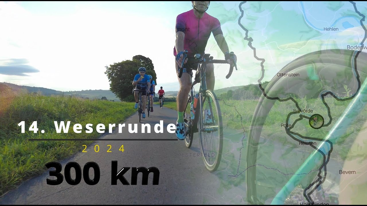 14. Weserrunde 2024 300km #RTF #Weserrunde #Weserradweg #GWR14