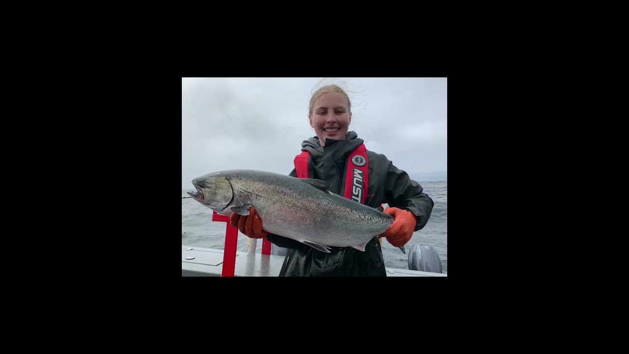 Fishing Alaska King Salmon; Whales too. #alaskaadventure #fishing  #alaskafishing #whales #alaska