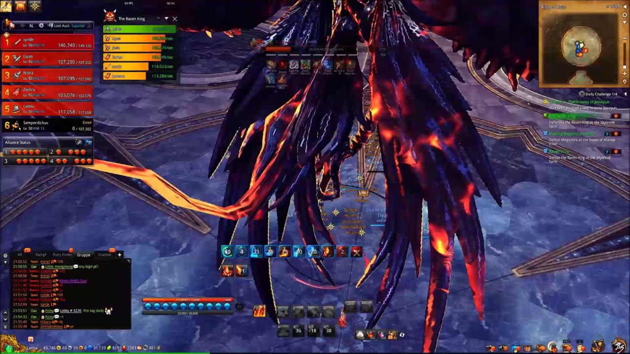 (Blade & Soul) Black Tower | Raven King | FM | Reliance Raid