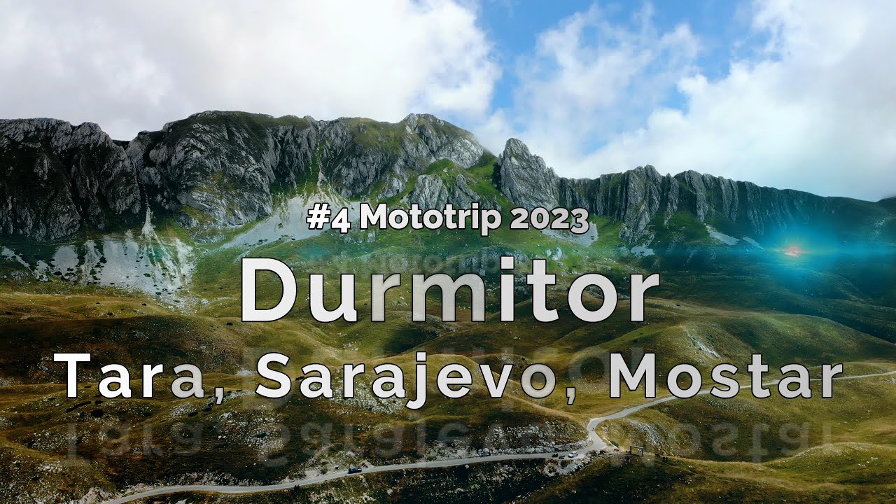 #4/5 Mototrip Balkán 🏍️ - Durmitor, Sarajevo