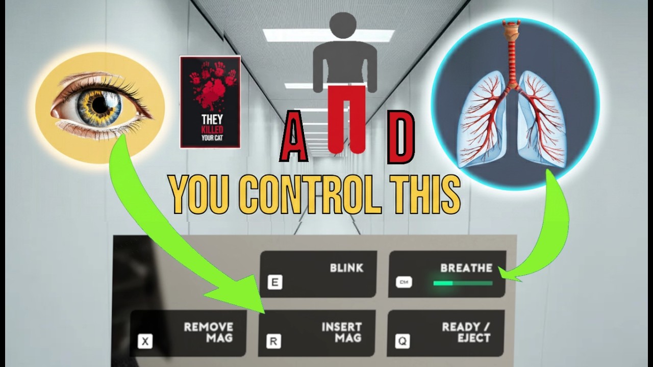 This FPS makes you BREATHE, BLINK, WALK and RELOAD MANUALLY - They Killed Your Cat