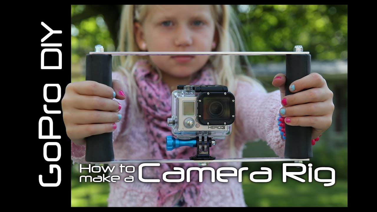 How to make a GoPro Camera Rig - Double Handle Tray Mount - GoPro DIY #4
