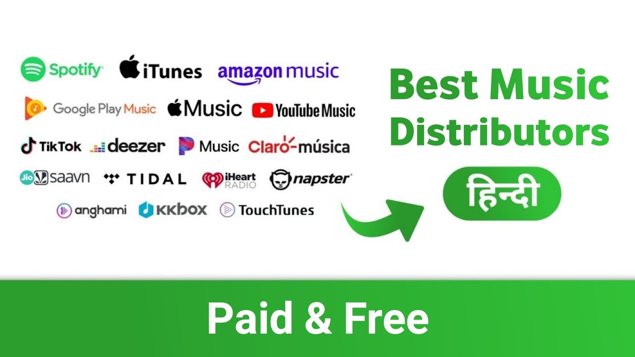 Top Best Digital Music Distributors - Hindi