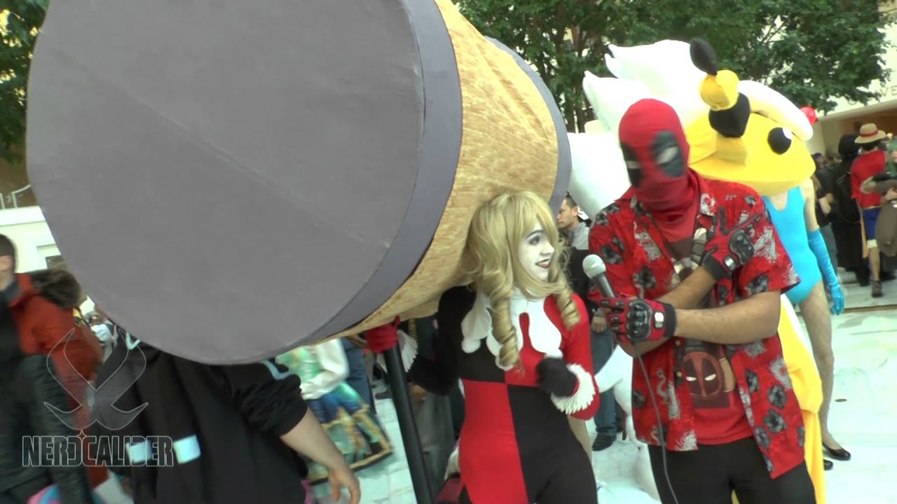 Harley Quinn and HER GIANT FREAKING HAMMER! Katsucon Cosplay 2015