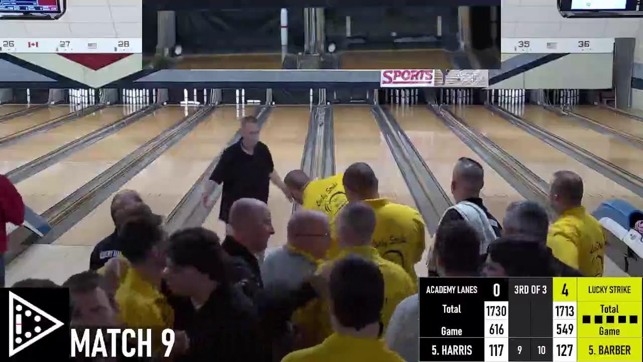 Match 9 of 11 - Academy Lanes vs. Lucky Strike Pat 2  -  Worlds ICC TEAMS 2024