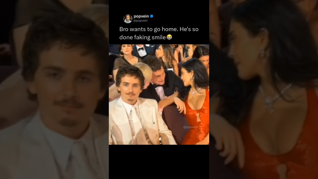Timothee Chalamet was so done faking smile at the Oscars 2026 😭