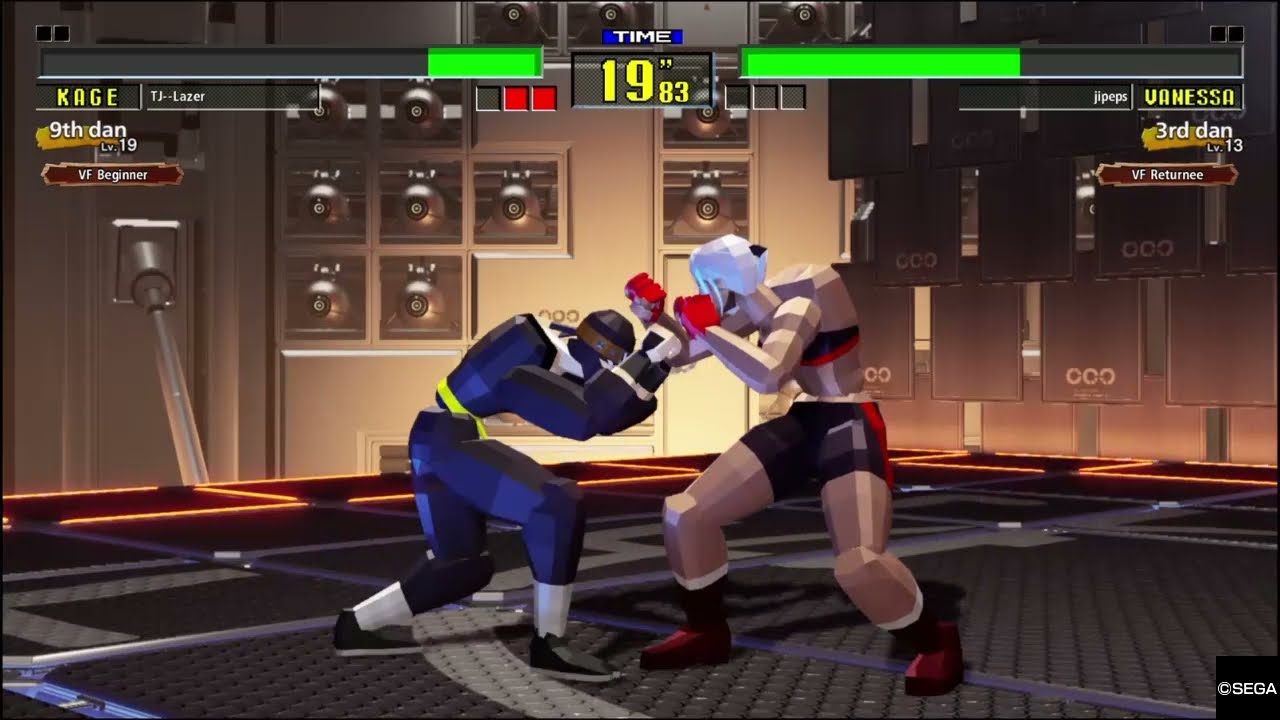 Virtua Fighter Kage vs Vanessa