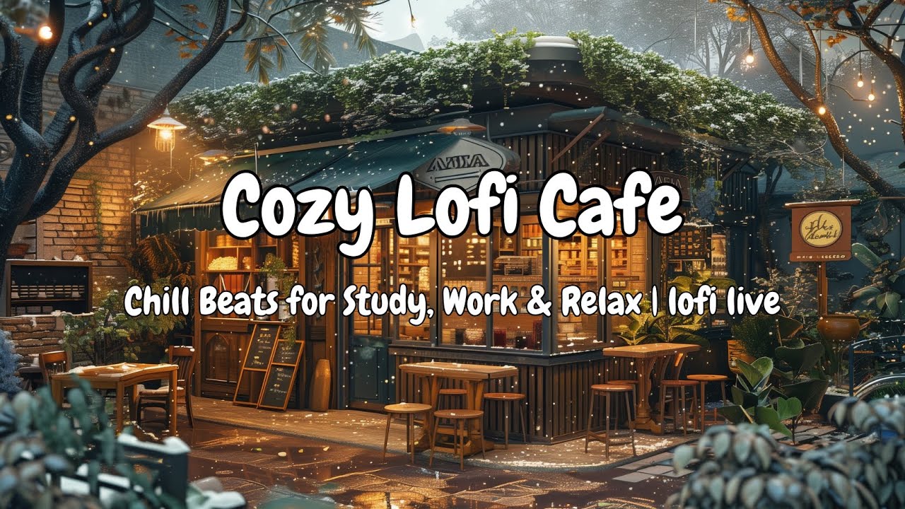 Cozy Lofi Cafe ☕ Chill Beats for Focus, Work & Relax | lofi live