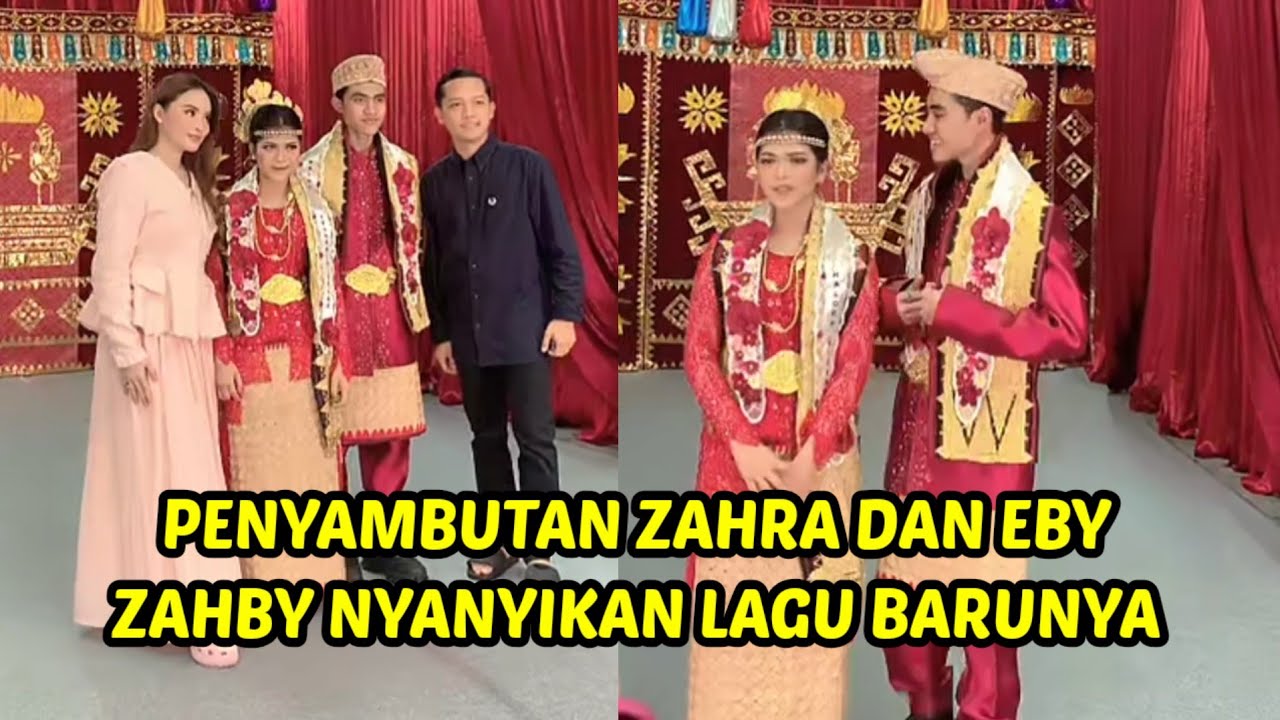 Penyambutan zahra dan eby dipalembang