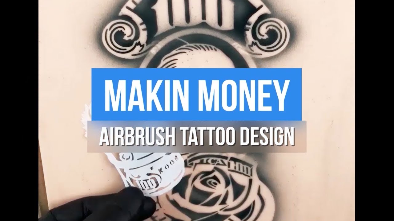 Tattoo Pro Stencils Airbrush Tattoo Design Practice: Makin' Money